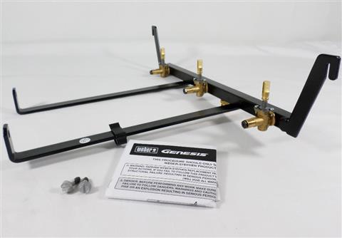 Parts for 2007 Genesis 300 Grills: Complete "Natural Gas" (NG) Manifold Assembly, Genesis "310" (No Side Burner) Model Years 2008 To 2010