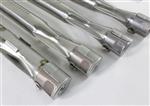 grill parts: Propane or Natural Gas Tube Burner and Flame Crossover Set - 6pc. - Stainless Steel (image #3)