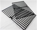 grill parts: 17-1/2" X 20-3/4" Two Piece Gloss Cast Iron Cooking Grate Set NO LONGER AVAILABLE (image #3)
