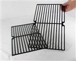 grill parts: 17-1/2" X 20-3/4" Two Piece Gloss Cast Iron Cooking Grate Set NO LONGER AVAILABLE (image #4)