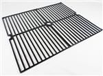 grill parts: 17-1/2" X 20-3/4" Two Piece Gloss Cast Iron Cooking Grate Set NO LONGER AVAILABLE (image #1)