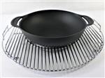 grill parts: "Gourmet BBQ System" Cast Iron Wok (image #2)