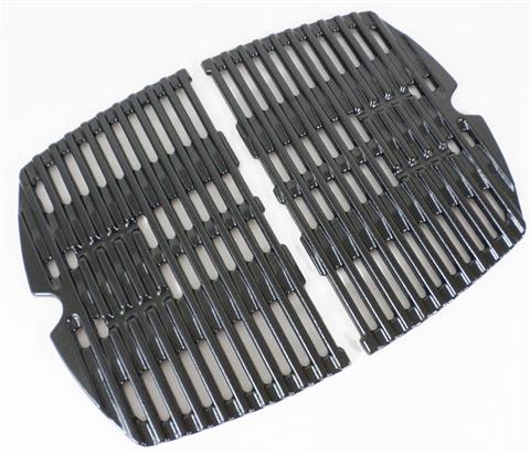 grill parts: Q100/1000 Series "Two Piece" Cast Iron Cooking Grate
