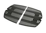 grill parts: 17-3/4" X 25" "Porcelain Enameled" Cast Iron Cooking Grates "GLOSS FINISH", Weber Q300/3200 And Q3200 (image #1)