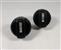 grill parts: Black Gas/Heat Control Knobs - 2pc. - (For Weber Spirit) (image #3)