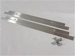 grill parts: Catch Pan Support Rails - 2pc. Set with 4 Screws - (12-3/4in.) (image #3)