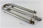 Alfresco Grill Parts: “U” Shaped Burner - Stainless Steel - (18-1/4in. x 7-3/4in.) 