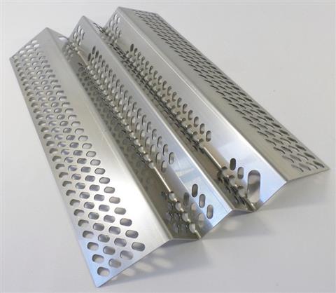 grill parts: 15-1/2" X 10-1/2" Stainless Steel Heat Shield/Vaporizing Panel For AOG 24" And 36" Models (Replaces OEM Parts 24-B-05 And 36-B-05)