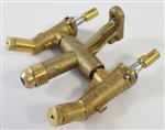 Valves, Assemblies, & Manifolds Grill Parts: Natural Gas (NG) Twin Valve Assembly, (H3X, P4X -2011 And Newer) (P3X -2015 And Newer) 