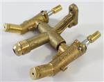 Valves, Assemblies, & Manifolds Grill Parts: Natural Gas (NG) Twin Valve Assembly, "H4X" (Model Years 2012 And Newer) 