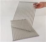 grill parts: 18-1/2" X 25-1/2" Two Piece Stainless Steel Cooking Grate Set (image #3)