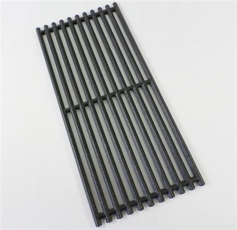 grill parts: 18-1/4" X 8-1/4" Cast Iron Cooking Grate, Top Piece (Replaces OEM Part 80021355)