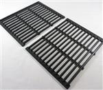 Grill Grates Grill Parts: 15" X 24" Two Piece Cast Iron Cooking Grate Set #CG62