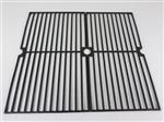grill parts: 17-1/2" X 19-1/8" Two Piece Cast Iron Cooking Grate Set (image #4)