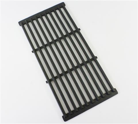 grill parts: 17-5/8" X 8-3/4" Cast Iron Cooking Grate, Porcelain Enameled