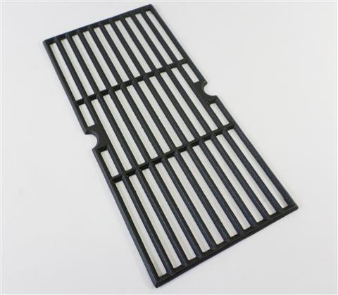 Parts for Master Forge Grills: 16-7/8" X 8-1/4" Porcelain Coated Cast Iron Cooking Grate, "Matte Finish"