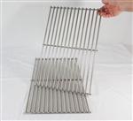 grill parts: 19-1/2" X 25-1/2" Two Piece Stainless Steel Cooking Grate Set for DCS 27 Series (Replaces Two Of OEM Part 212427P)  (image #3)