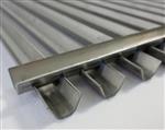 grill parts: 15" X 22-3/4" Two Piece Stainless Steel "Channel Formed" Cooking Grate Set (Replaces OEM Part 65905) (image #2)