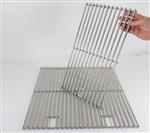 grill parts: 19-1/4" X 31-1/8" Three Piece Stainless Steel Rod Cooking Grate Set (image #3)