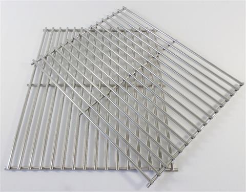 grill parts: 14-1/4" X 24" Stainless Steel Rod Cooking Grate "Set"