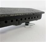 grill parts: 15-7/8" X 2-7/8" Wide Angled Top Cast Iron Burner  (image #2)