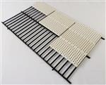 grill parts: 7-1/8" X 3-3/8" Flare Buster Ceramic Tiles, 12 Pack (image #3)