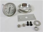 Broilmaster P3X, P3SX & P3XF Grill Parts: Stainless Steel "Round" Heat Indicator With Bezel, (Replaces Part DPP119)