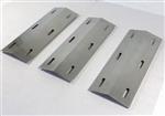grill parts: 17" X 6-1/2" Heat Plates  (Set Of 3), Ducane Stainless And Meridian Series 3-Burner Models (image #2)