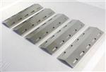 Burner Shields grill parts: 17" X 5" Heat Plates (Set Of 5), Ducane Stainless And Meridian Series 5-Burner Models (image #2)