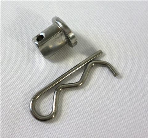 grill parts: Burner Brace w/Cotter Pin, Charbroil Performance 