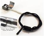Char-Broil Quantum Infrared 3-Burner Grill Parts: Electrode With Wire & Collector Box For 1" Diameter Main Burner Tube