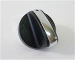 grill parts: 2-1/8" Chrome Capped Control Knob With Sloped Grip (image #1)