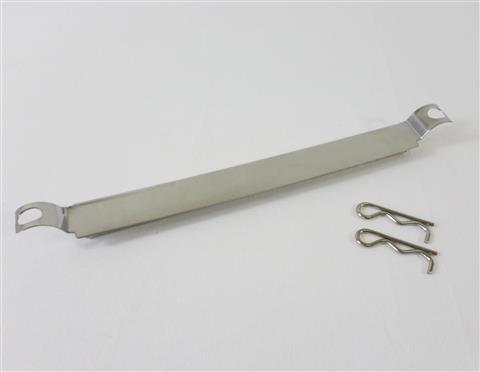 grill parts: 6-1/2" Flame Carryover Tube With Cotter Pins (Fits 1" Diameter Burner Tube) 