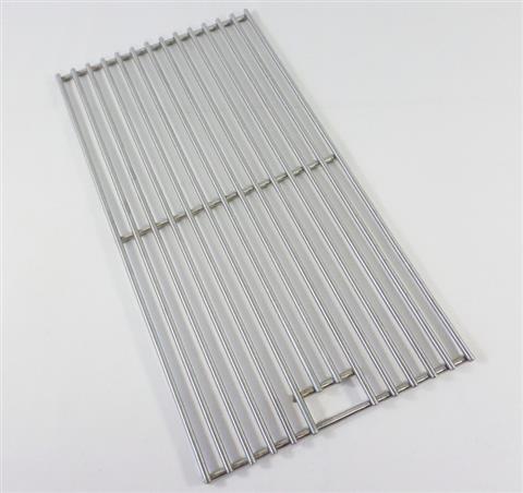 grill parts: 18-1/8" X 9-3/8" Stainless Steel Cooking Grate, Signature Series 2 and 4 Burner (Conventional) 2015 And Newer