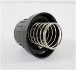 grill parts: Black Plastic Battery Cap With Spring For "AA" Module (image #3)