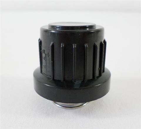 grill parts: Black Plastic Battery Cap With Spring For "AA" Module