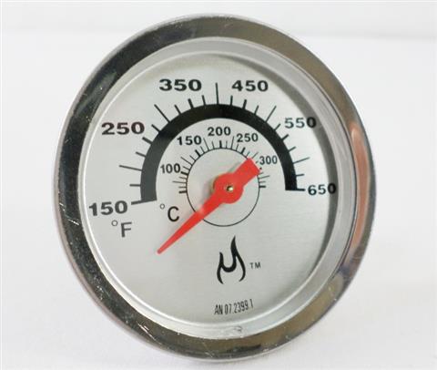 grill parts: 2-3/8" Round Temperature Gauge