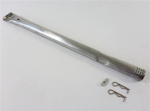 grill parts: 15-7/8" Long X 1" Diameter Tube Burner With Slotted Mounting Hole And Crossover Stud At Back Of The Tube