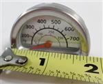grill parts: "Top-Rounded" Charbroil Semi-Circular Temperature Gauge (image #2)