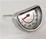 Commercial Series 2 Burner grill parts: "Bottom-Rounded" Semi-Circular Temperature Gauge  (image #2)