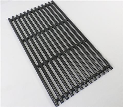grill parts: 17" X 9-1/2" Cast Iron Cooking Grate, Professional And Commercial Series Tru-Infrared
