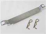 Char-Broil Commercial Series Grill Parts: 4-9/16" Flame Carryover Tube With Cotter Pins (Fits 1" Diameter Burner Tube)