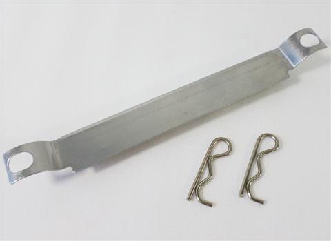 grill parts: 4-9/16" Flame Carryover Tube With Cotter Pins (Fits 1" Diameter Burner Tube)
