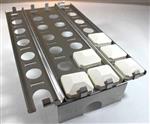 GE Monogram grill parts: 16-3/4" X 9-5/8" Stainless Steel Briquette Holder Tray (Replaces OEM Part WB02X10698) (image #1)