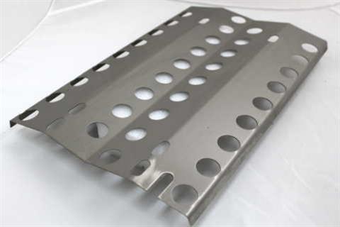 grill parts: 16-1/2" X 10-5/8" Stainless Steel Heat Shield/Lava Rock Tray (Replaces OEM Part WB02X10434)