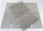 Jenn Air Grill Parts: 19-1/4" X 36" Three Piece Stainless Steel Rod Cooking Grate Set