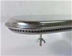 grill parts: 15-1/4" X 4" Stainless Steel Dual Feed Oval Burner Assembly, Phoenix (image #2)