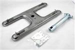 grill parts: 8-1/8" X 16" Single Port Stainless Steel "H" Burner With "Adjustable"(5-1/2"-7-1/2") Length Venturi (image #1)