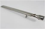 Grill Burners Grill Parts: 14-3/4" Stainless Steel Tube Burner, With Flame Hole "Lip Guard" Design 