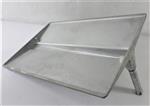 grill parts: 14-3/4" X 23-3/8" Cast Aluminum Heat Shield-Drip Tray With Drain Pipe, Phoenix (image #1)